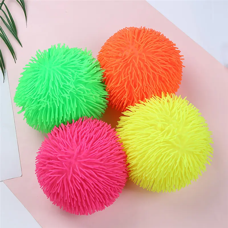 330g hairy soft sensory puffer ball